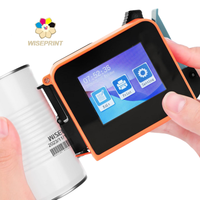 Imprimante jet d'encre portable WISEPRINT TIJ pour bouteilles, boîtes, sachets, sacs, écriture manuscrite, Bluetooth, mini HP-WP127MN Pro