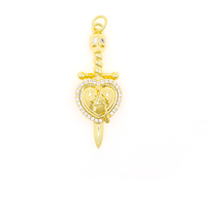 新品マジックスカル骨金メッキレイヤーペンダントDIYブレスレットネックレスイヤリングアクセサリー - Product Image 6