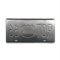 Plaque d'immatriculation en aluminium durable, norme américaine, vente en gros