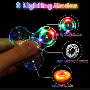 Fidget Spinner LED Lumineux à Succès pour Enfants, Jouet Anti-Stress qui Brille dans le Noir, Cadeau Idéal pour Enfants - Product Image 3