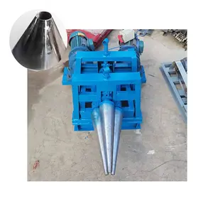 Small cone coiling machine Carbon steel plate bender 3 rollers plate rolling machine with mechanical power