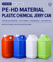 Fût en plastique HDPE bleu pour produits chimiques, conteneur de stockage d'urée liquide, fût industriel, ensemble de fûts portables