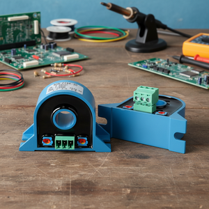 Capteur de courant à noyau divisé, transformateur de courant B2A, entrée 5~50A, sortie 4-20mA 0-5V, effet <span class=keywords><strong>Hall</strong></span>, transducteur de courant AC DC à impulsions - Product Image 1