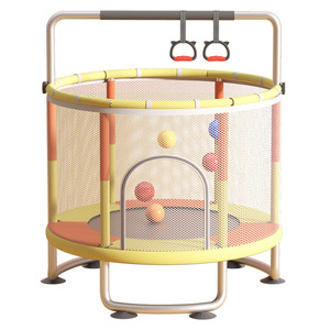 Trampolines elásticos de doble protección para niños grandes-<span class=keywords><strong>Cama</strong></span> de salto con red de seguridad Bungee Trampolín de doble tamaño para niños - Product Image 1