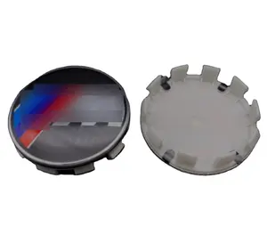 Factory Wholesale Black Wear-Resistant Genuine Alloy Wheel Center Cover Hub ABS And Aluminum Material