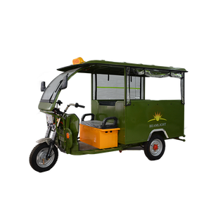 รถตุ๊กตุ๊กไฟฟ้าแบบเปิดประทุน 3 ล้อ พร้อมหลังคาบังแดด 60V สำหรับขนส่งผู้โดยสาร - Product Image 1