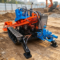 Machine de forage directionnel horizontal de 5 tonnes, directement de l'usine, avec une force de traction de 51 kN pour l'installation de petits tuyaux