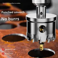 Scie cloche en alliage d'acier inoxydable coupe-foret en métal multifonction pour la fabrication de trous de tôle de fer et les outils d'alésage