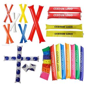 Bâtons gonflables promotionnels personnalisés avec logo imprimé, bruiteurs de football, cadeaux publicitaires pour fêtes, Thunder Sticks - Product Image 1