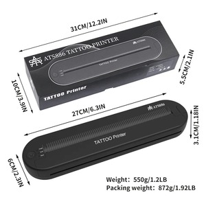 เครื่องถ่ายโอนลายสักไร้สาย A4 บลูทูธ สำหรับพิมพ์ลายฉลุลงบนกระดาษด้วยเครื่องพิมพ์ความร้อนแบบพกพา - Product Image 4