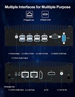 Mini PC de bureau HYSTOU I5 8350, ordinateur de jeu avec Windows 10 Pro, DDR4, avec carte graphique Intel HD pour serveur domestique et industrie