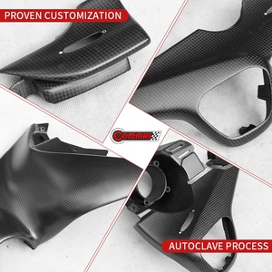 Pièces automobiles intérieures de qualité exceptionnelle en fibre de carbone sèche, style OEM, pour climatisation automobile Ferrari F12 - Product Image 2