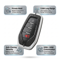 Control Remoto de Alarma para Auto con Código Variable E696 HCS301 Anti-clonación
