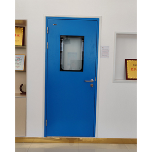 Porte coupe-feu en acier de sécurité fabriquée en usine Portes ignifuges en acier Heat-ins Ating de haute qualité - Product Image 5
