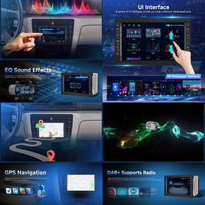 Radio de Auto Android Podofo Doble DIN de 7'' <span class=keywords><strong>2</strong></span>+64G con Carplay/Auto Inalámbrico, BT, GPS y FM para VW BORA/POLO/PASSAT, Venta al Por Mayor OEM/ODM - Product Image 3