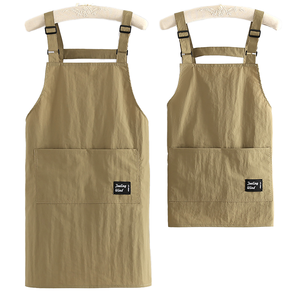 Tablier à bavette hydrofuge à impression simple mode Polyester à manches ménage cuisine travail nettoyage mariages <span class=keywords><strong>chefs</strong></span> de noël - Product Image 1