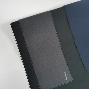 Hot Selling Polyester Rayon Wool Woven Fabric Solid Twill Suiting Fabric For Suits And Pants
