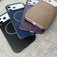Coque de téléphone portable antichoc en PC pour iPhone 17 Pro, étui magnétique anti-rayures pour iPhone 16 15 14 13 12 11