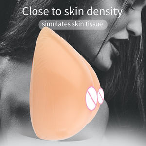 ONEFENG 1000g 100% Silicone Poitrine Artificielle Réaliste Grande Taille, Confortable pour la Peau, pour Hommes et Femmes Transgenres, Modèle 1 - Product Image 4