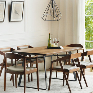 Nhà hàng ghế cổ đồ nội thất trong nhà cánh tay gỗ ghế ăn gỗ hiện đại cà phê vườn gỗ phòng khách sạn ghế - Product Image 3