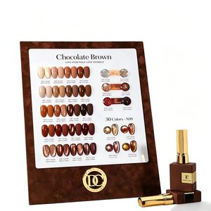 DANNY COLL30 Couleurs Maillard Caramel Gel Polish Set Automne Hiver Soak Off UV Gel Nail Salon Vente en Gros Professionnel 15ml Longue Durée - Product Image 6
