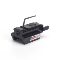 Lunette de visée tactique à point rouge laser pour la chasse, lunettes de visée réglables 20 mm 11 mm