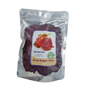 Rodajas de Pitahaya Deshidratada 500g Paquete a Granel Proceso FD Sabor Ácido Pulpa Roja/Rosa Snack de Fruta (llamar/Enviar Mensaje Sra. Elena +84 966 659 976) - Product Image 1