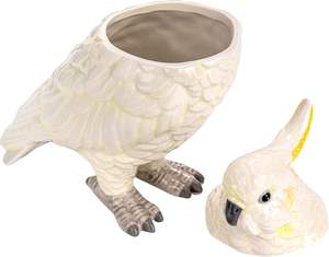 Tarro de almacenamiento de alimentos de cerámica blanca Galletas, dulces, nueces - Product Image 6