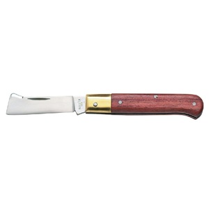 มีดพับ AUSONIA แบบพับได้ ใบมีดสแตนเลส ด้ามไม้ ขนาด 17 ซม. ผลิตในอิตาลี - Product Image 1