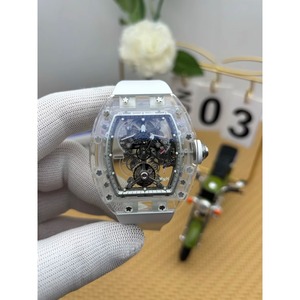 Nouvelle Montre Modèle 2026 - Tourbillon à Design Creux Boîtier en Cristal - Montre Haut de Gamme - Montre Mécanique pour Homme - Product Image 2