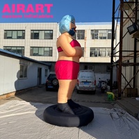 Figurines gonflables de haute qualité, hommes gonflables géants pour la publicité