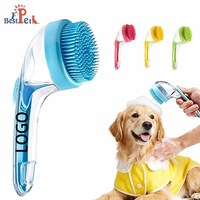 Nuevo Cepillo 2 en 1 para Baño y Aseo de Mascotas 2026 con Dispensador de Jabón Incorporado y Mango Largo para Perros y Gatos