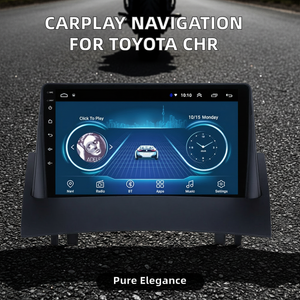 Sistema de Navegación GPS Estéreo Carplay para <span class=keywords><strong>CHR</strong></span> 2016-2018, Reproductor Multimedia Android 15 de 9 Pulgadas, Radio USB 1Din, Montaje en el Tablero - Product Image 2