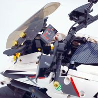 Guly 60548 2026 1:5 MOC Nouveau modèle de moto en ABS, jouets éducatifs DIY pour adolescents et adultes, cadeau d'anniversaire, ensembles de blocs de construction de 2489 pièces