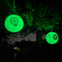 Décoration gonflable d'Halloween Richshining pour l'extérieur, citrouille et fantôme avec lumière LED pour jardin et fête