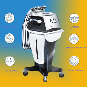 Equipo de Belleza Facial Multifuncional, Infusión de Agua y Oxígeno, <span class=keywords><strong>Limpieza</strong></span> con Plasma, Microcorriente, Lifting, Uso en Salón, Fácil de Limpiar - Product Image 1