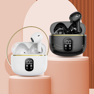 Chúng tôi kho T02 BT v5.3 EDR không dây Earbuds Tai nghe LED hiển thị không thấm nước trong tai giảm tiếng ồn điện thoại eletronic tai nghe - Product Image 1