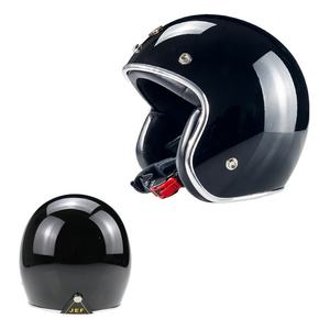 Casque demi-face vintage 3/4 pour hommes et femmes, coque ABS résistante aux perforations, haute sécurité pour les excursions en moto, nouveauté - Product Image 6