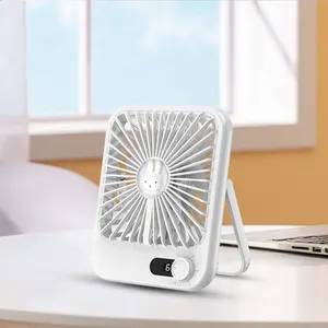 Ventilateur USB rechargeable à grande batterie Mini ventilateurs de table portables à grande vitesse