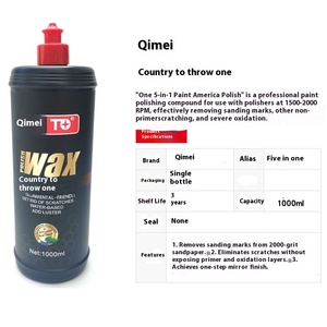 Trois-en-un voiture vernis beauté étanche décontamination rayure papier de verre marque rapide cire miroir polissage cire liquide réparation voiture - Product Image 3