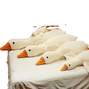 Étreignant géant oie oreillers peluche Animal en peluche Kawaii câlin longues peluches mignon Super doux sommeil traversin grand <span class=keywords><strong>coussin</strong></span> - Product Image 1