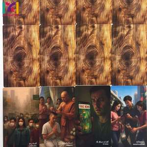Kartu <span class=keywords><strong>Tarot</strong></span> Mewah Terinspirasi Thailand dengan Pinggiran Emas dan Pencetakan Kustom Premium - Product Image 5