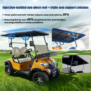 Voiturette de golf électrique 2 places très vendue, de haute qualité, avec batterie 48V, buggy touristique économique - Product Image 1