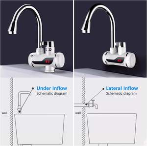 Calentador de Agua Eléctrico Instantáneo 3S de 3000W, Moderno, con Pantalla LED Digital, Calentamiento Rápido, de Acero Inoxidable y Cerámica, 2025 - Product Image 5