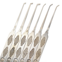 HUK 6+2 pièces Outil de crochetage rapide pour serrures de maison et de voiture, outils de serrurier