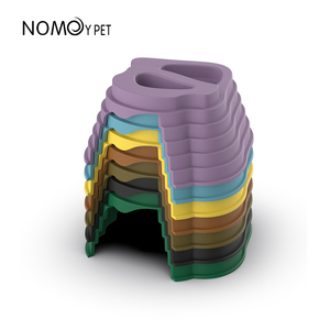NOMOY PET <span class=keywords><strong>Abri</strong></span> cachette coloré en plastique PP pour reptiles, avec gamelle pour nourriture et eau - Product Image 5