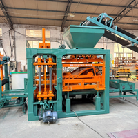 Machine à blocs creux en béton QT4-15, équipement automatique pour la fabrication de briques en ciment pour les entrepreneurs souhaitant créer une usine de blocs rentable
