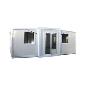 Maison de conteneur expansible préfabriquée 19ft X 20ft 2.4m de hauteur interne panneau sandwich extérieur installation rapide - Product Image 3