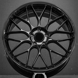 Venta Especial: Rines Forjados de Alta Calidad para Modificación de Vehículos, de 17-23 Pulgadas, Aluminio Negro Brillante, Aptos para Todo Tipo de Coches - Product Image 3