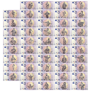 Cadeau Souvenir Coupe du Monde <span class=keywords><strong>de</strong></span> Sport 2026 – Collection <span class=keywords><strong>de</strong></span> Billets <span class=keywords><strong>de</strong></span> Banque 100 Euros Star du Football - Product Image 1